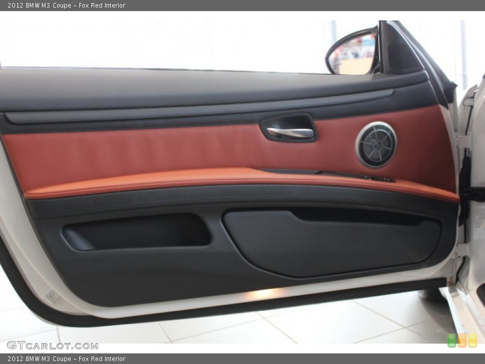 Fox Red Interior Door Panel for the 2012 BMW M3 Coupe #80670963