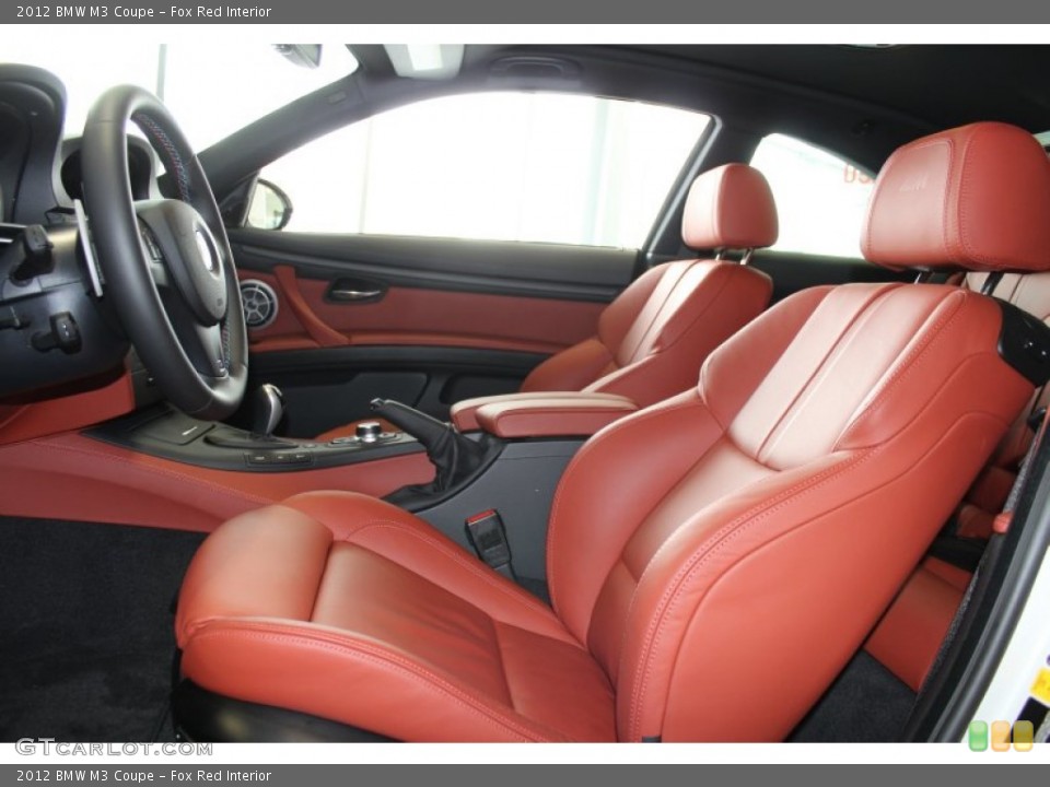 Fox Red Interior Photo for the 2012 BMW M3 Coupe #80670969