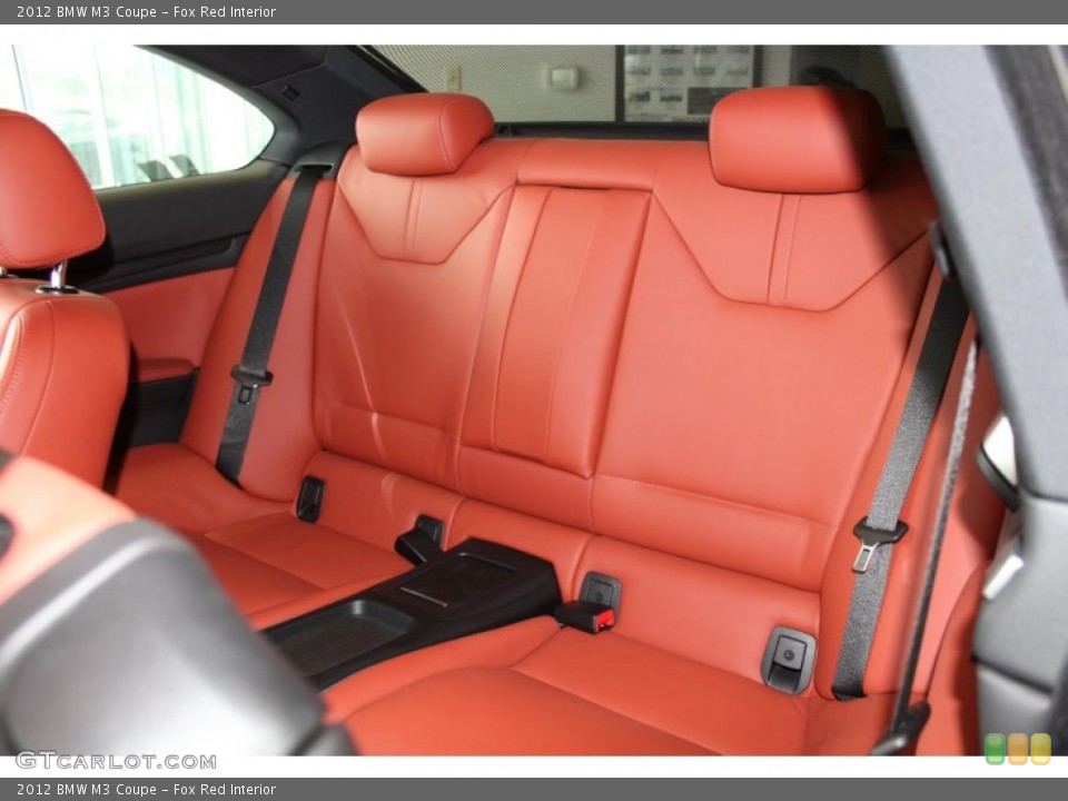 Fox Red Interior Rear Seat for the 2012 BMW M3 Coupe #80670987