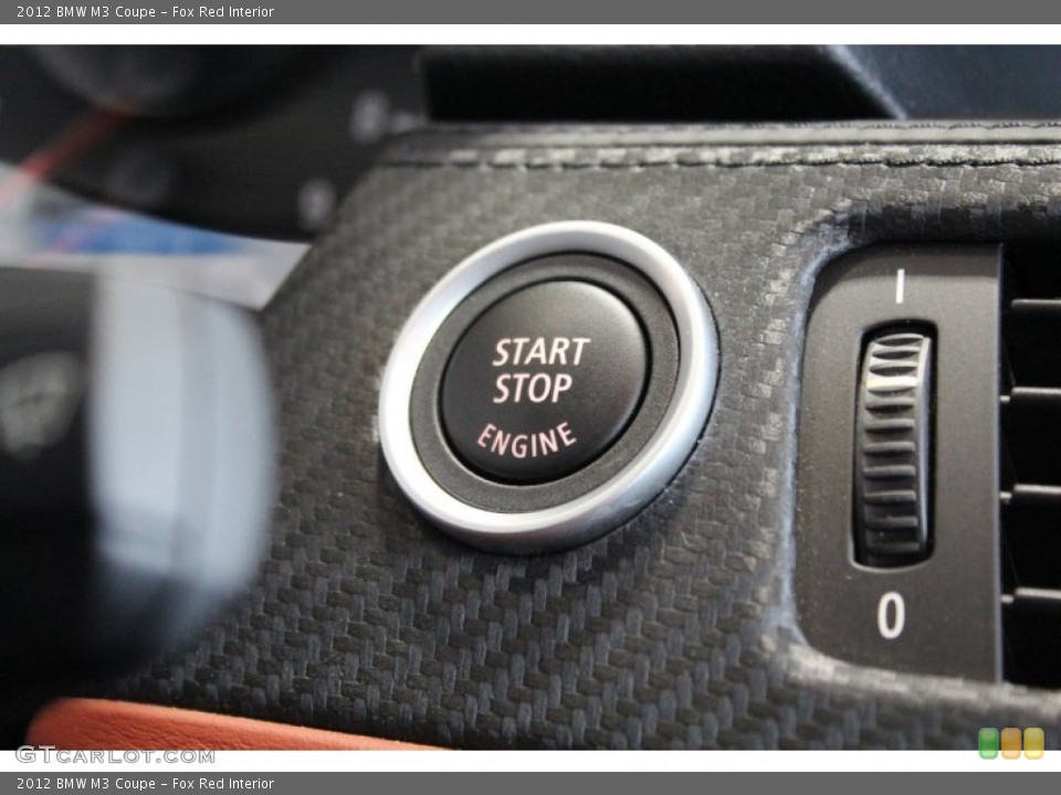 Fox Red Interior Controls for the 2012 BMW M3 Coupe #80671003