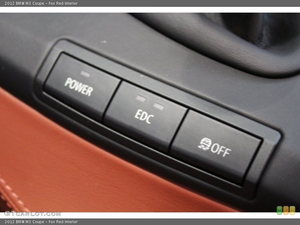 Fox Red Interior Controls for the 2012 BMW M3 Coupe #80671020