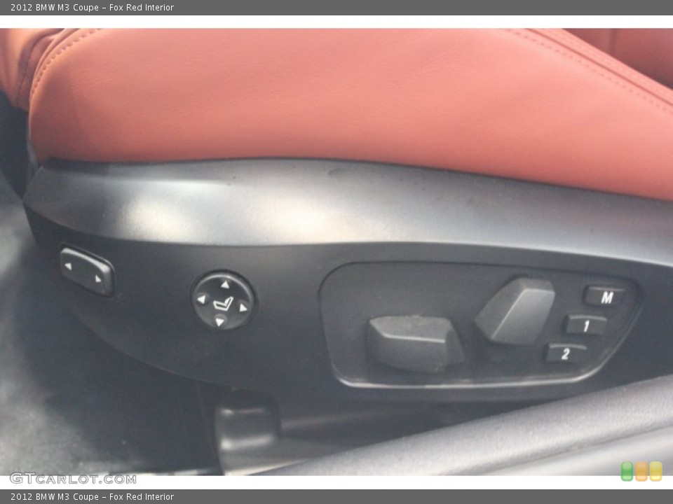 Fox Red Interior Controls for the 2012 BMW M3 Coupe #80671063