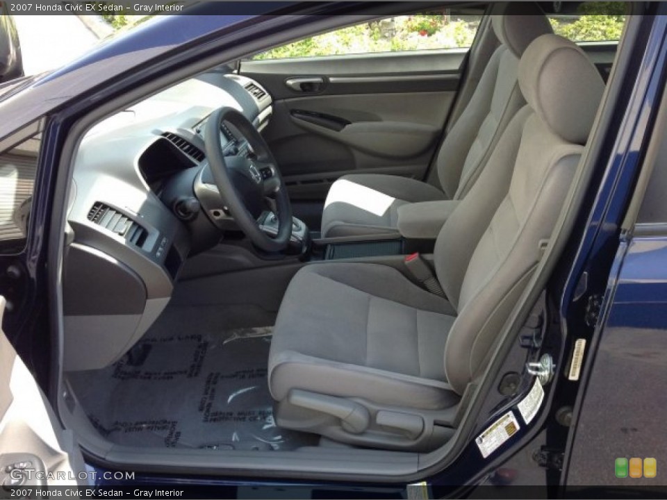 Gray Interior Photo for the 2007 Honda Civic EX Sedan #80672712