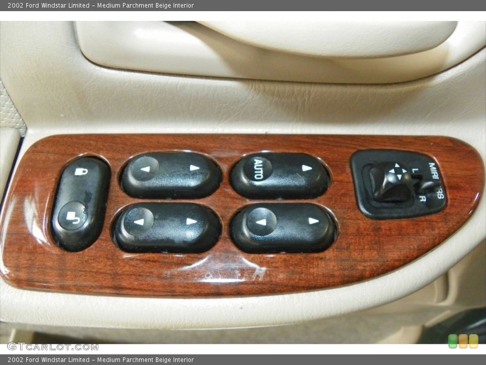 Medium Parchment Beige Interior Controls for the 2002 Ford Windstar Limited #80673615