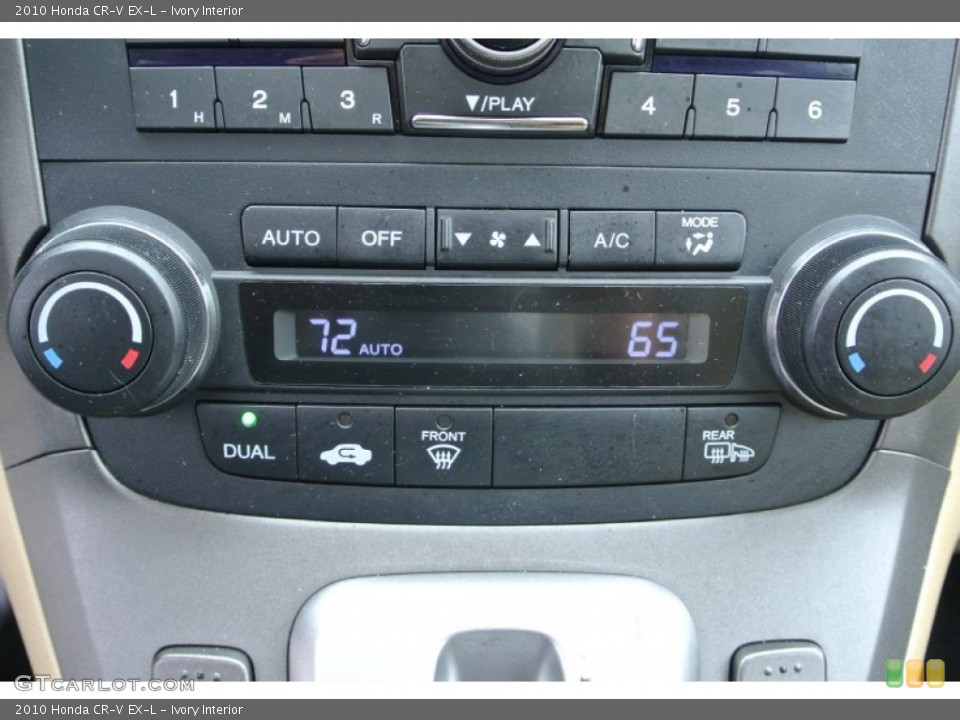 Ivory Interior Controls for the 2010 Honda CR-V EX-L #80675753