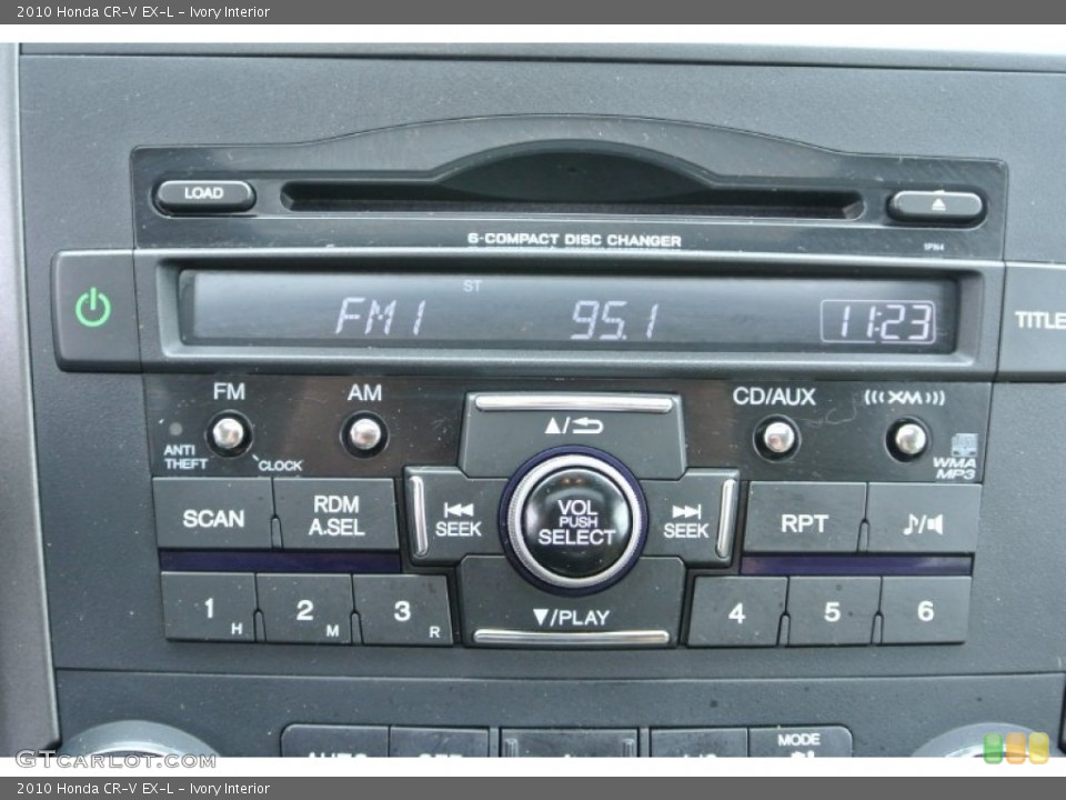 Ivory Interior Audio System for the 2010 Honda CR-V EX-L #80675766