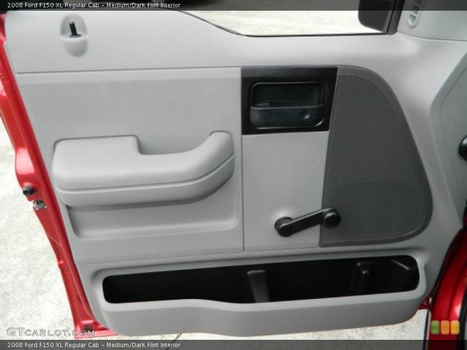 Medium/Dark Flint Interior Door Panel for the 2008 Ford F150 XL Regular Cab #80676363