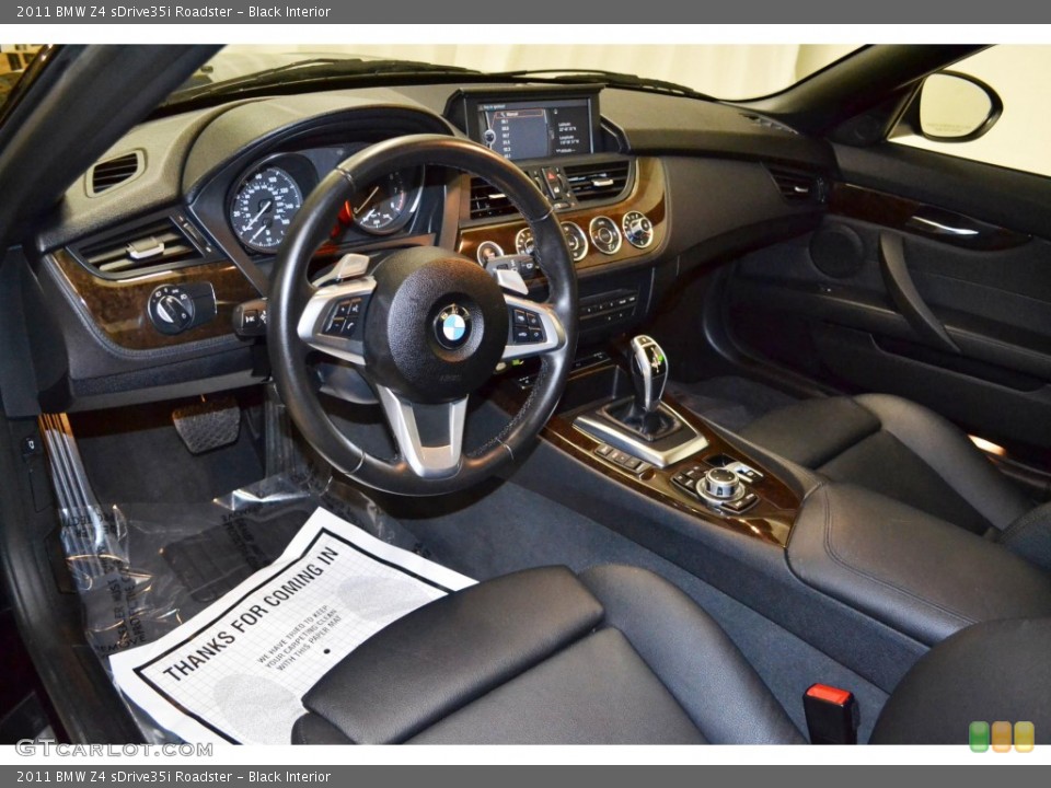 Black Interior Prime Interior for the 2011 BMW Z4 sDrive35i Roadster #80676564