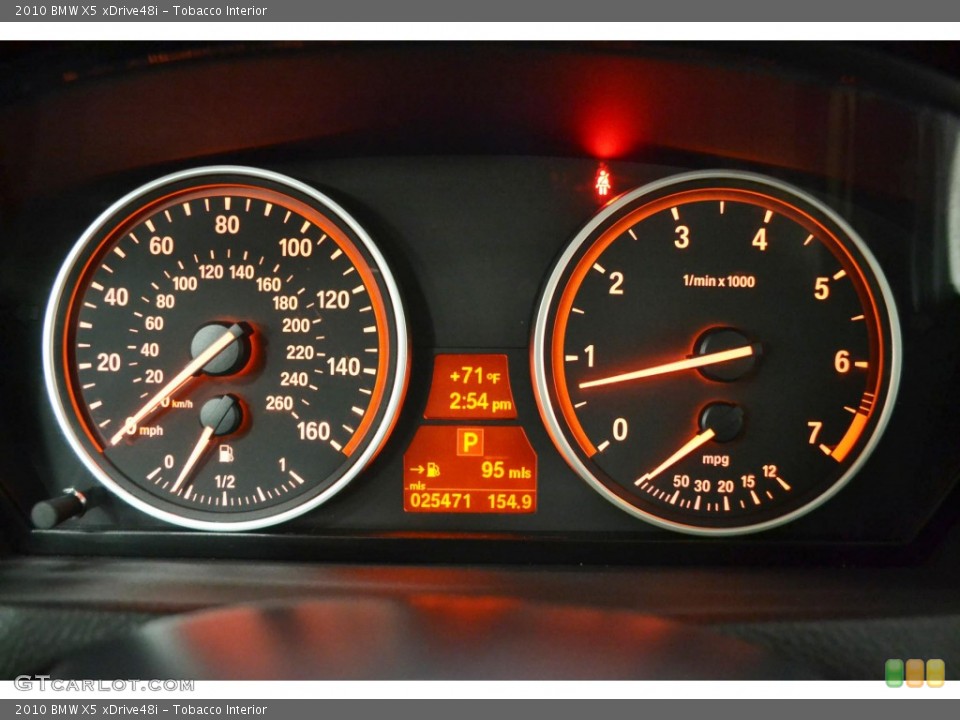 Tobacco Interior Gauges for the 2010 BMW X5 xDrive48i #80676876