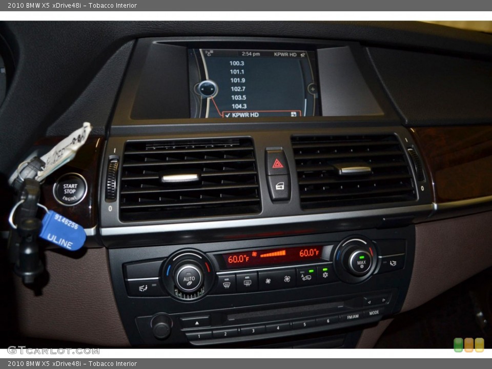 Tobacco Interior Controls for the 2010 BMW X5 xDrive48i #80676886