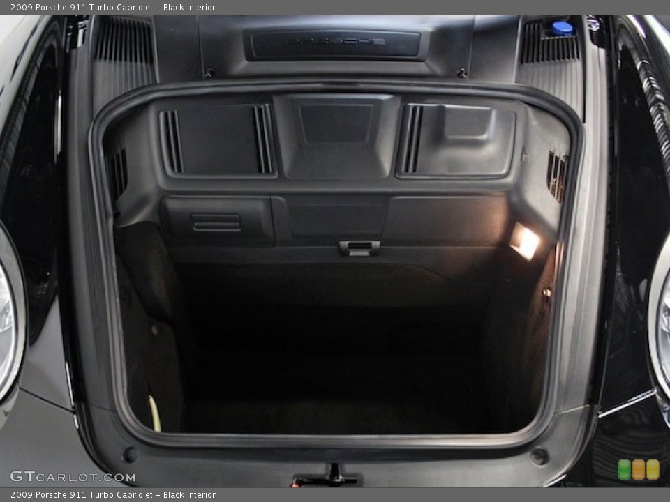 Black Interior Trunk for the 2009 Porsche 911 Turbo Cabriolet #80678711