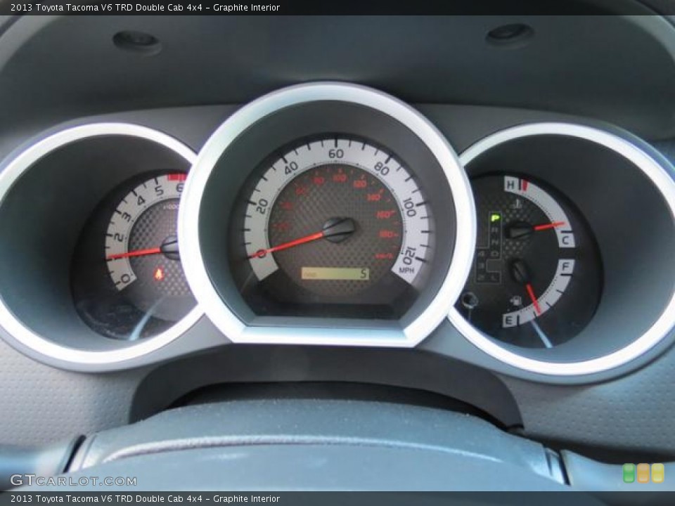 Graphite Interior Gauges for the 2013 Toyota Tacoma V6 TRD Double Cab 4x4 #80679440