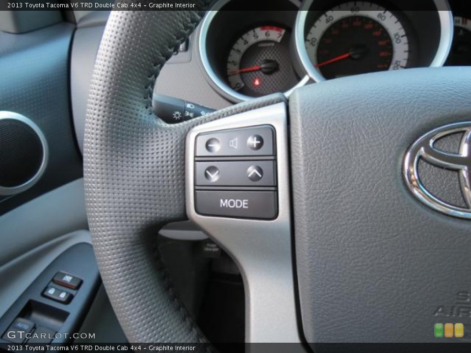 Graphite Interior Controls for the 2013 Toyota Tacoma V6 TRD Double Cab 4x4 #80679528