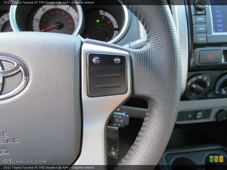 Graphite Interior Controls for the 2013 Toyota Tacoma V6 TRD Double Cab 4x4 #80679551