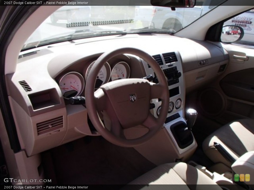 Pastel Pebble Beige Interior Dashboard for the 2007 Dodge Caliber SXT #80680416
