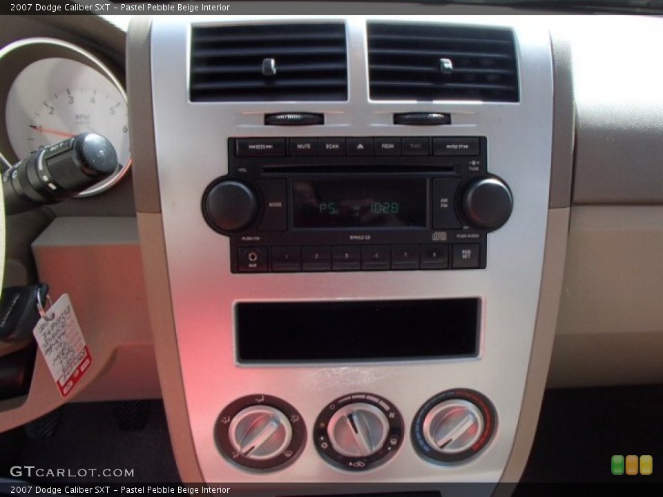 Pastel Pebble Beige Interior Controls for the 2007 Dodge Caliber SXT #80680607