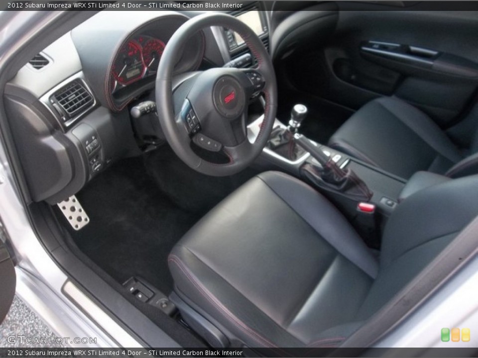 STi Limited Carbon Black Interior Photo for the 2012 Subaru Impreza WRX STi Limited 4 Door #80680637