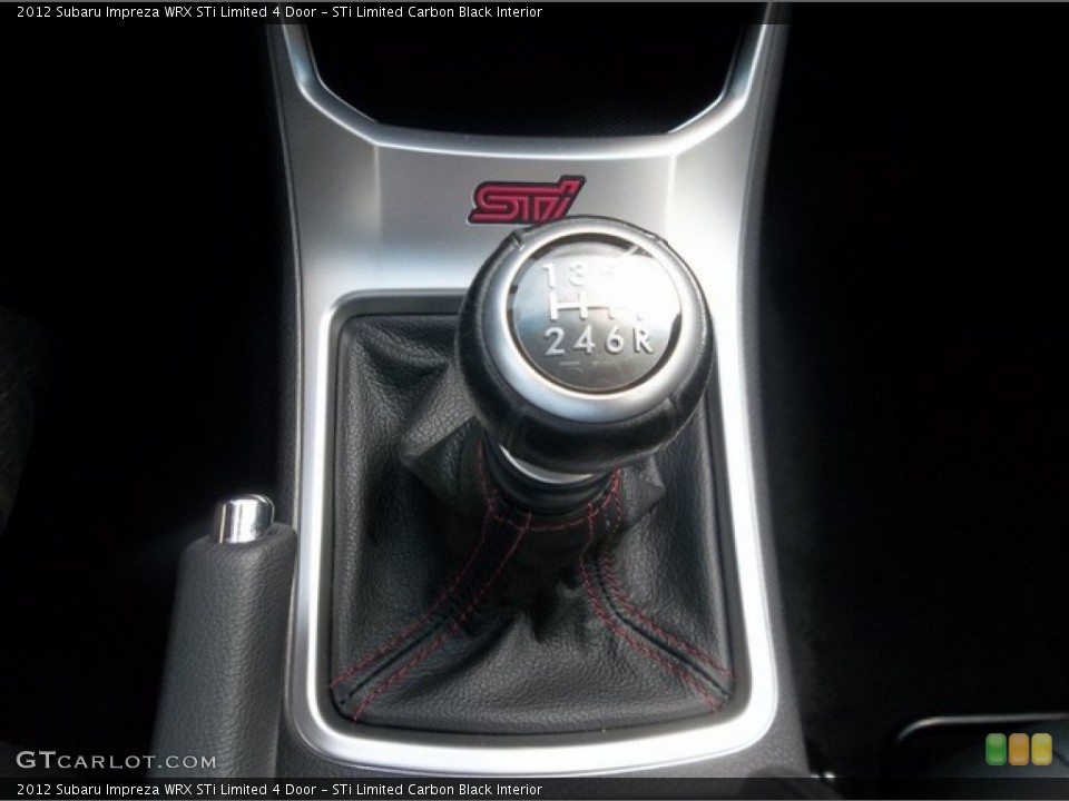 STi Limited Carbon Black Interior Transmission for the 2012 Subaru Impreza WRX STi Limited 4 Door #80680745