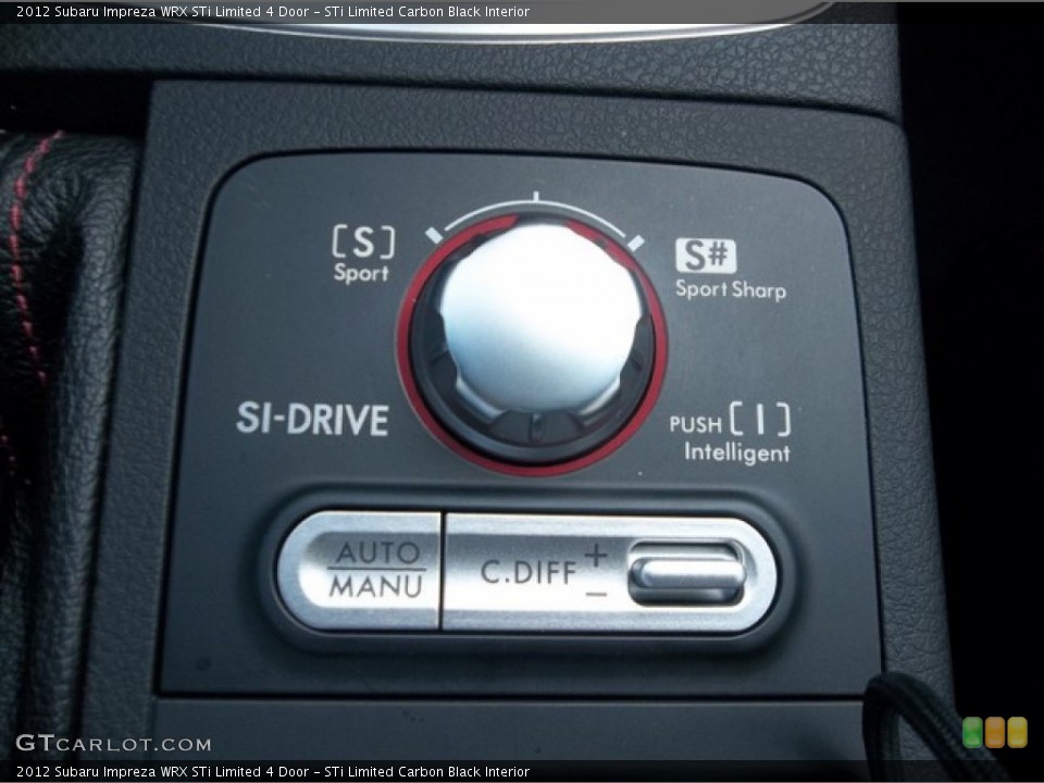 STi Limited Carbon Black Interior Controls for the 2012 Subaru Impreza WRX STi Limited 4 Door #80680766