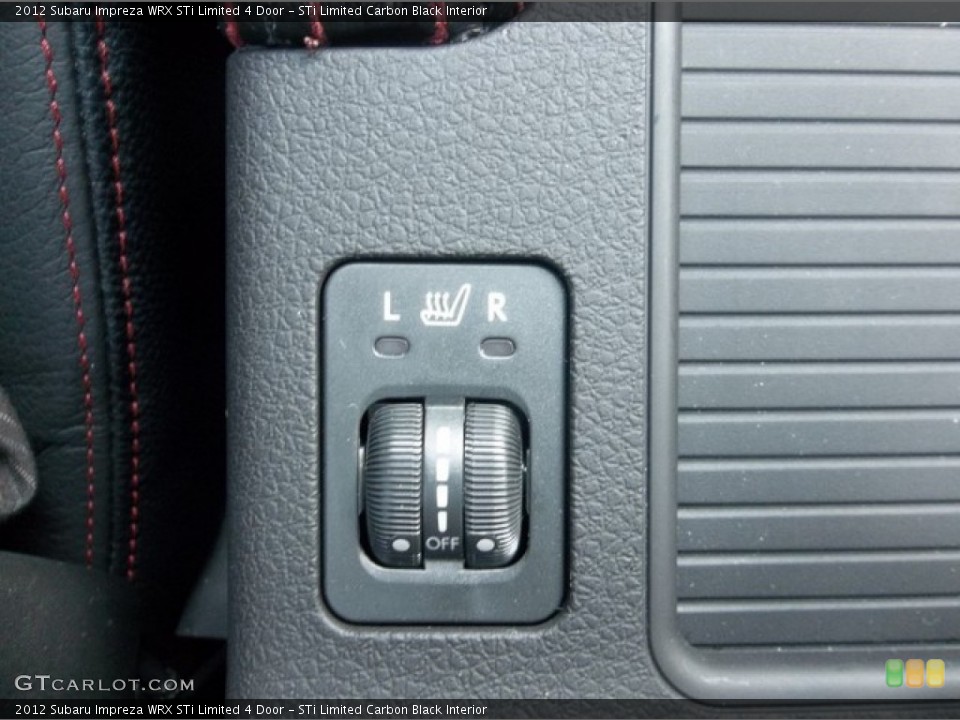 STi Limited Carbon Black Interior Controls for the 2012 Subaru Impreza WRX STi Limited 4 Door #80680790