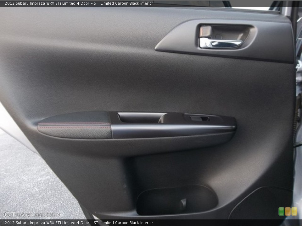 STi Limited Carbon Black Interior Door Panel for the 2012 Subaru Impreza WRX STi Limited 4 Door #80680907