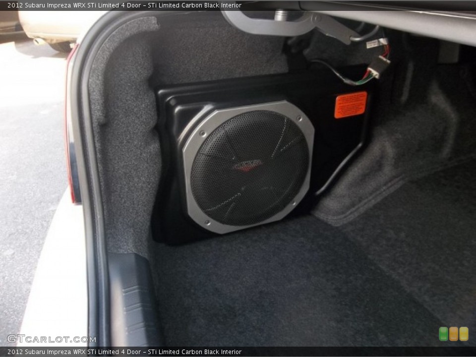 STi Limited Carbon Black Interior Audio System for the 2012 Subaru Impreza WRX STi Limited 4 Door #80680955