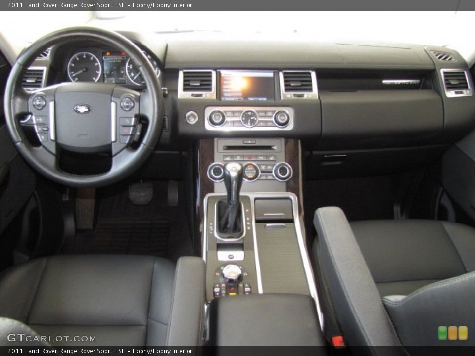 Ebony/Ebony Interior Dashboard for the 2011 Land Rover Range Rover Sport HSE #80681447