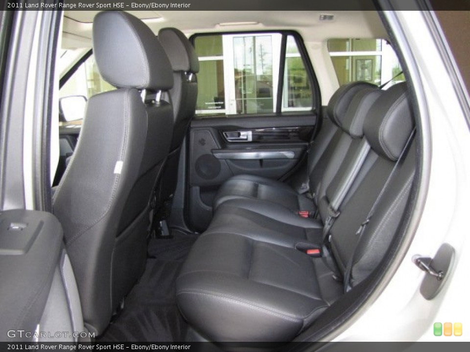 Ebony/Ebony Interior Rear Seat for the 2011 Land Rover Range Rover Sport HSE #80681460