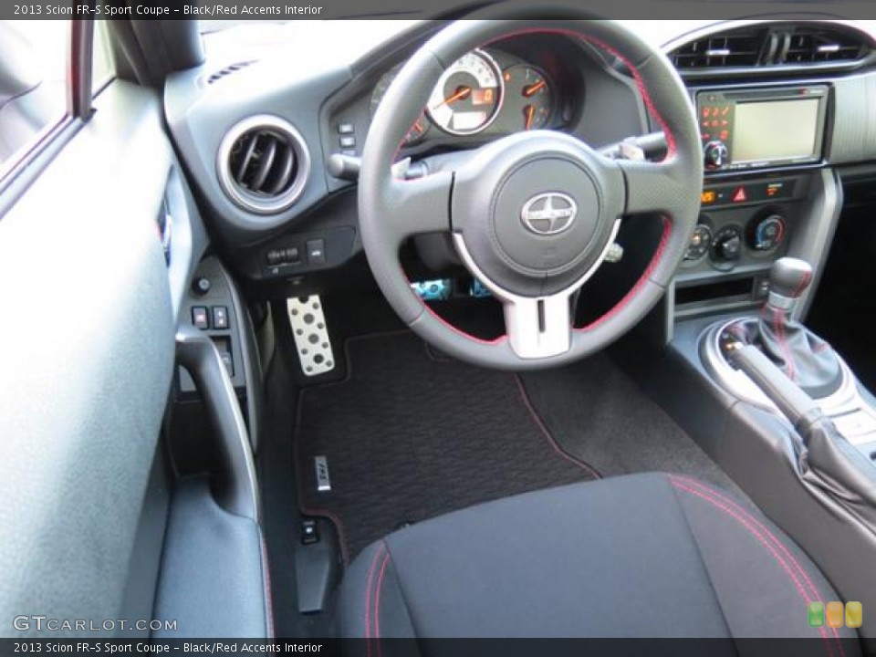 Black/Red Accents Interior Dashboard for the 2013 Scion FR-S Sport Coupe #80681575