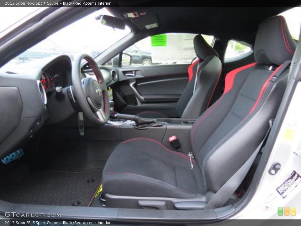 Black/Red Accents Interior Photo for the 2013 Scion FR-S Sport Coupe #80681616