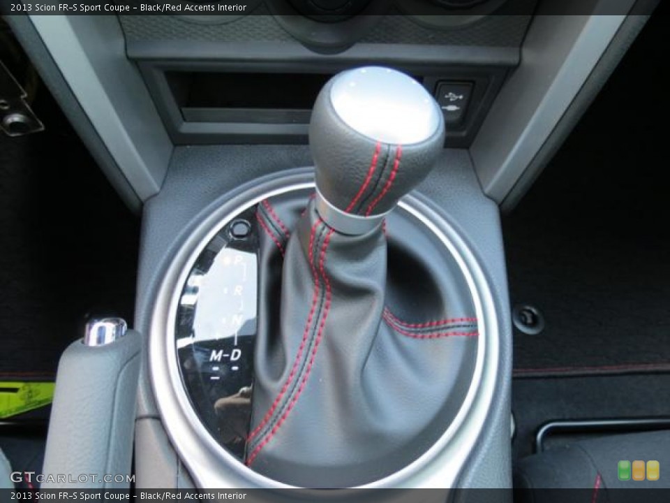 Black/Red Accents Interior Transmission for the 2013 Scion FR-S Sport Coupe #80681755