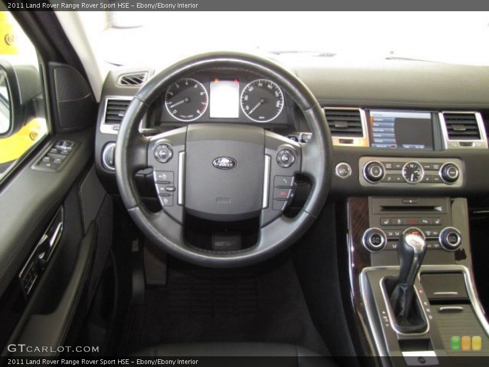 Ebony/Ebony Interior Steering Wheel for the 2011 Land Rover Range Rover Sport HSE #80681863