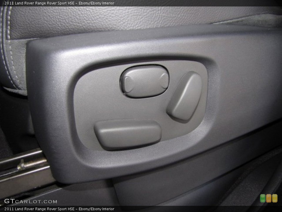 Ebony/Ebony Interior Controls for the 2011 Land Rover Range Rover Sport HSE #80681944