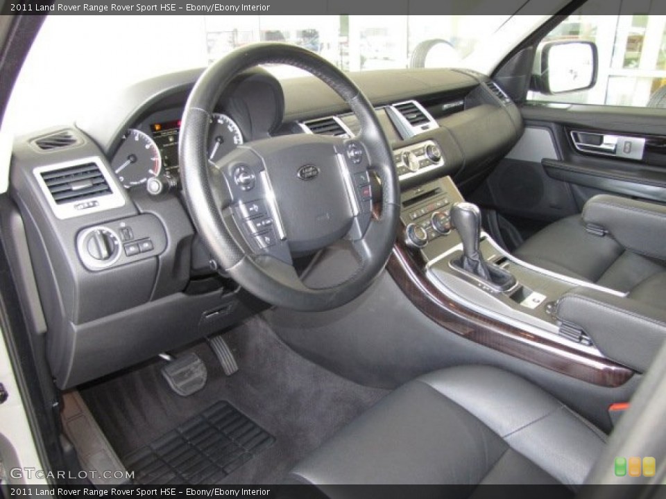 Ebony/Ebony Interior Prime Interior for the 2011 Land Rover Range Rover Sport HSE #80682007