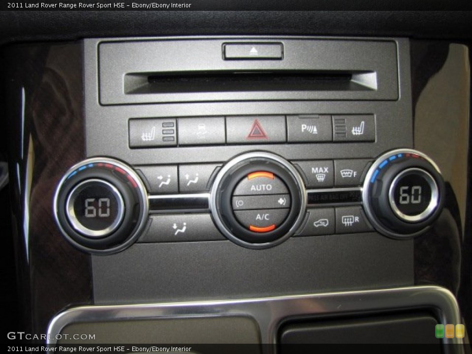 Ebony/Ebony Interior Controls for the 2011 Land Rover Range Rover Sport HSE #80682230