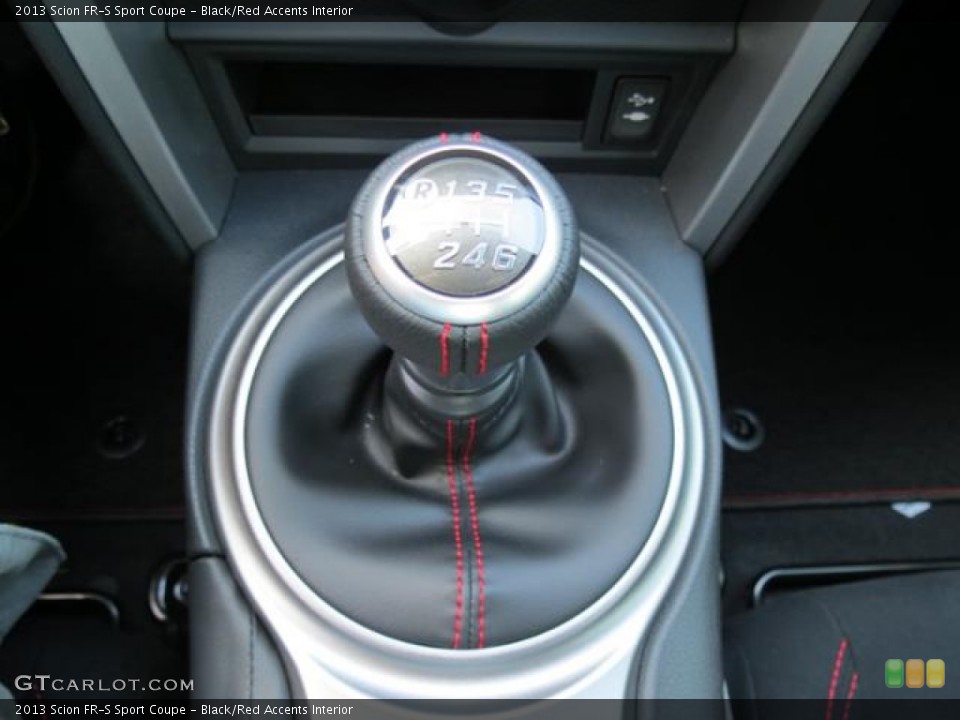 Black/Red Accents Interior Transmission for the 2013 Scion FR-S Sport Coupe #80682303