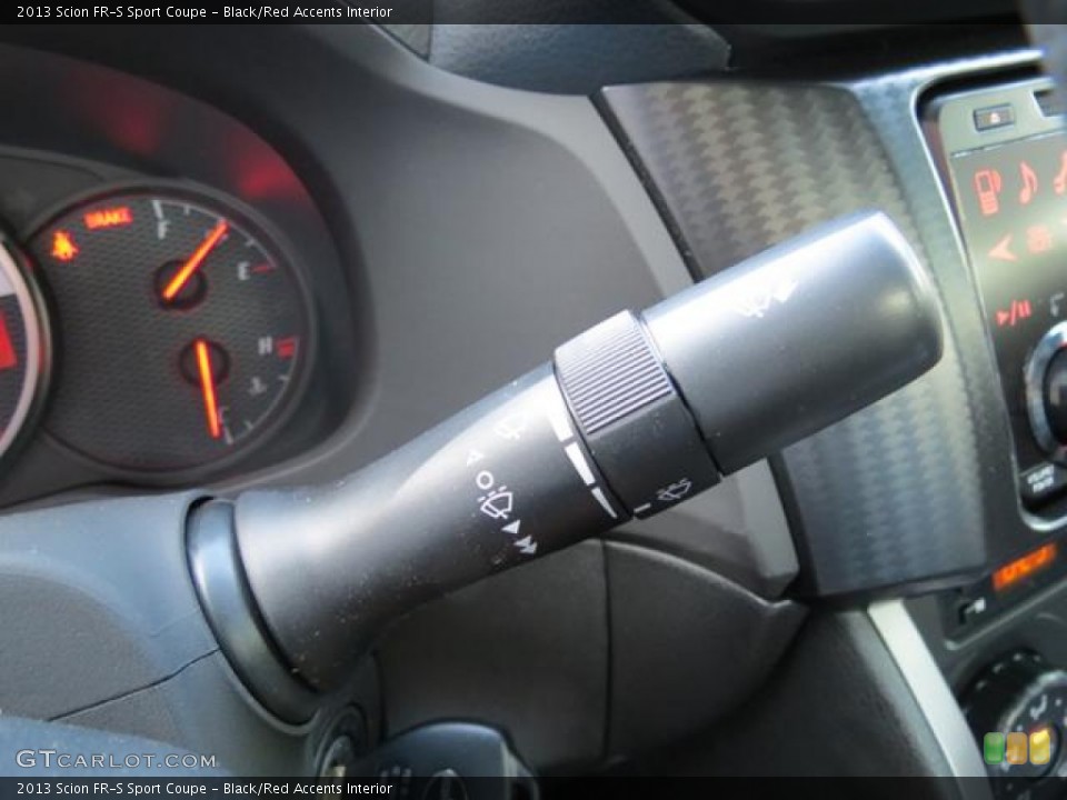 Black/Red Accents Interior Controls for the 2013 Scion FR-S Sport Coupe #80682392