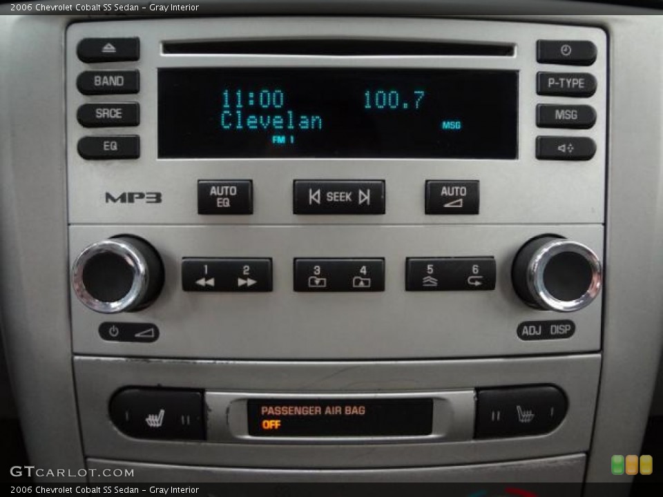 Gray Interior Controls for the 2006 Chevrolet Cobalt SS Sedan #80682435