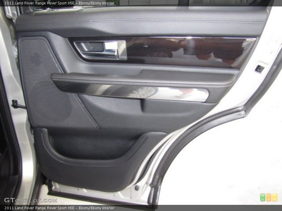 Ebony/Ebony Interior Door Panel for the 2011 Land Rover Range Rover Sport HSE #80682471