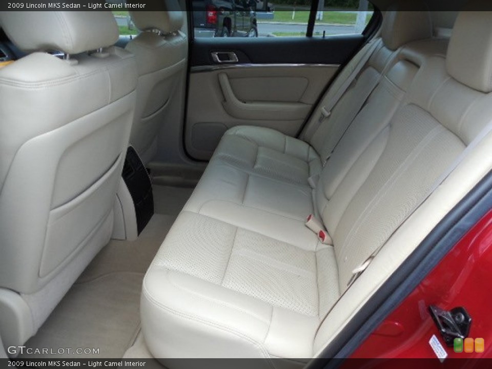 Light Camel Interior Rear Seat for the 2009 Lincoln MKS Sedan #80682868