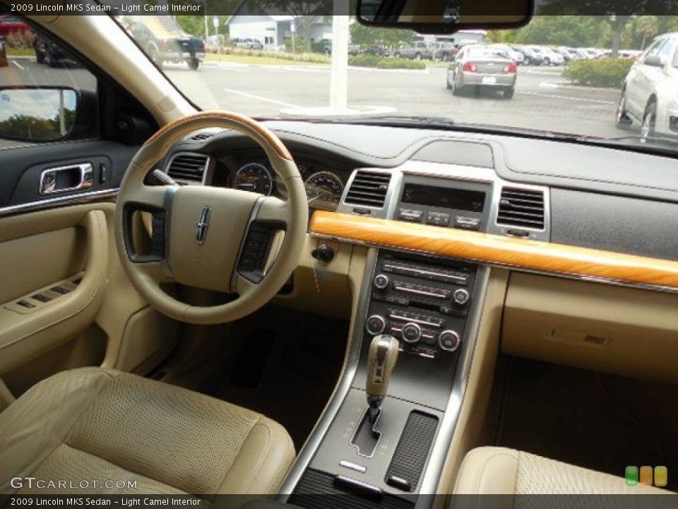 Light Camel Interior Dashboard for the 2009 Lincoln MKS Sedan #80682997