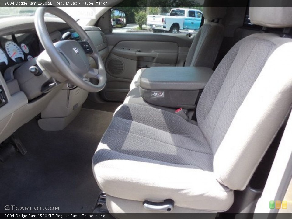 Taupe Interior Photo for the 2004 Dodge Ram 1500 SLT Regular Cab #80685361