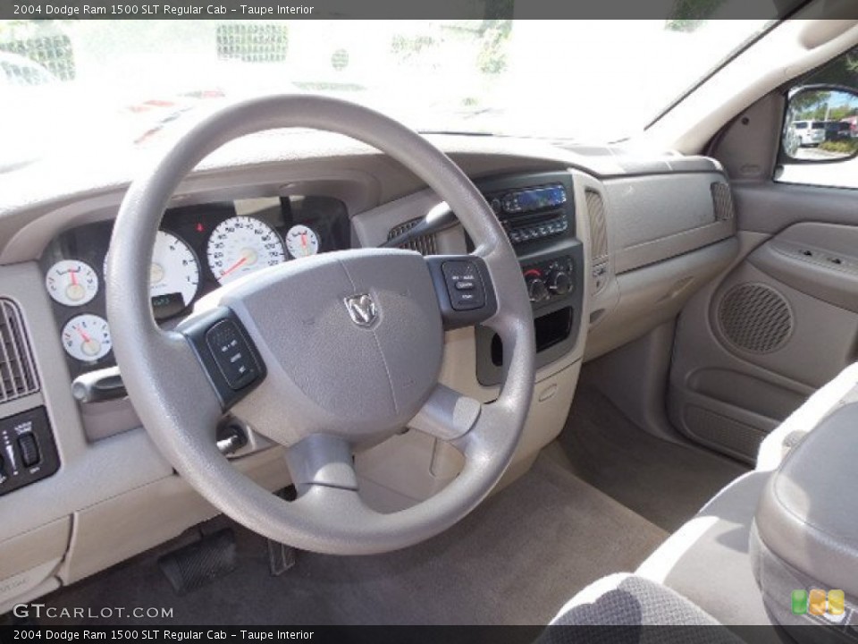 Taupe Interior Dashboard for the 2004 Dodge Ram 1500 SLT Regular Cab #80685379