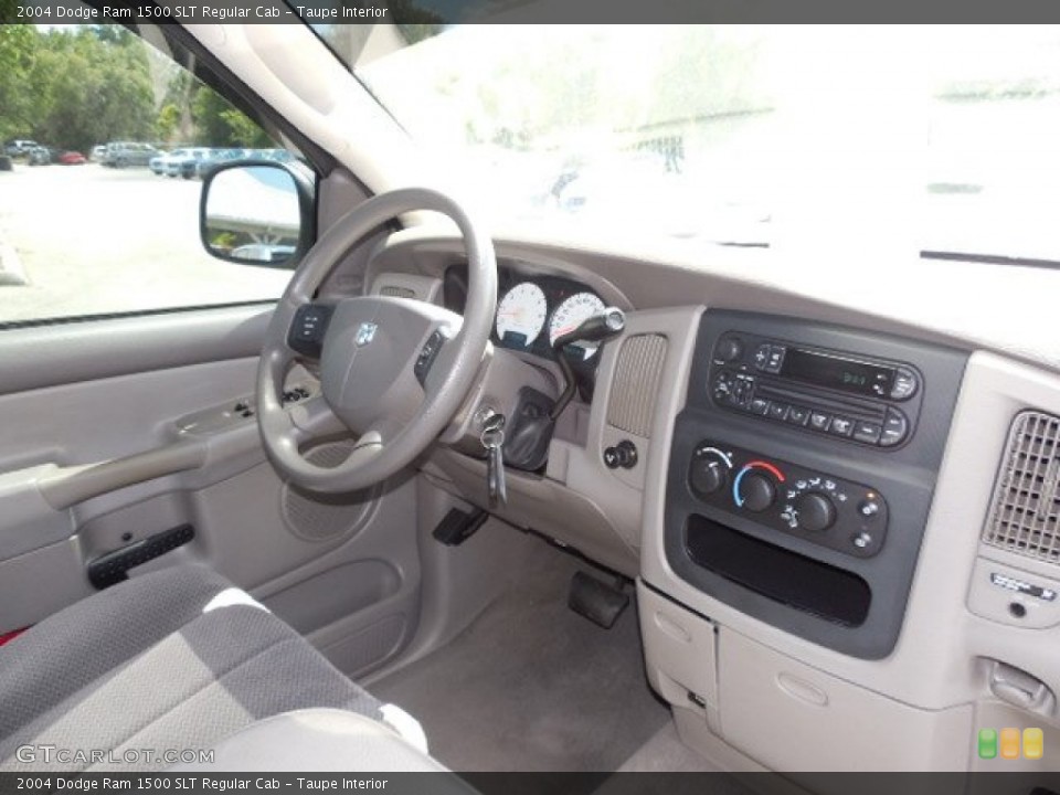 Taupe Interior Dashboard for the 2004 Dodge Ram 1500 SLT Regular Cab #80685488