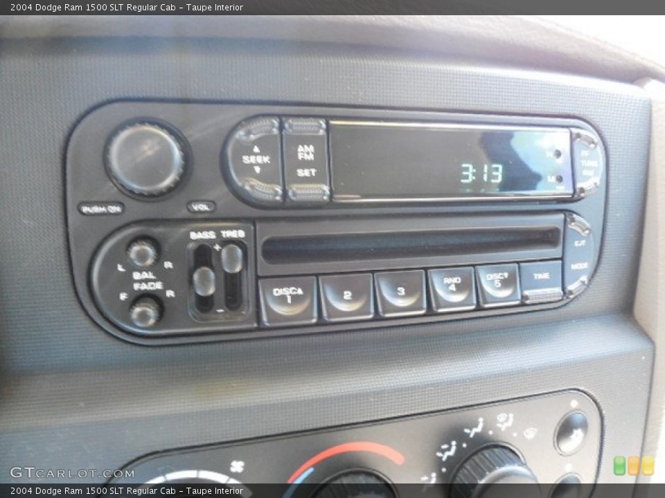 Taupe Interior Audio System for the 2004 Dodge Ram 1500 SLT Regular Cab #80685649