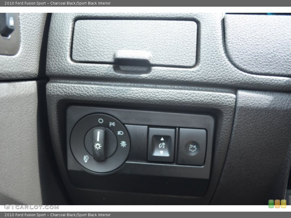 Charcoal Black/Sport Black Interior Controls for the 2010 Ford Fusion Sport #80686243