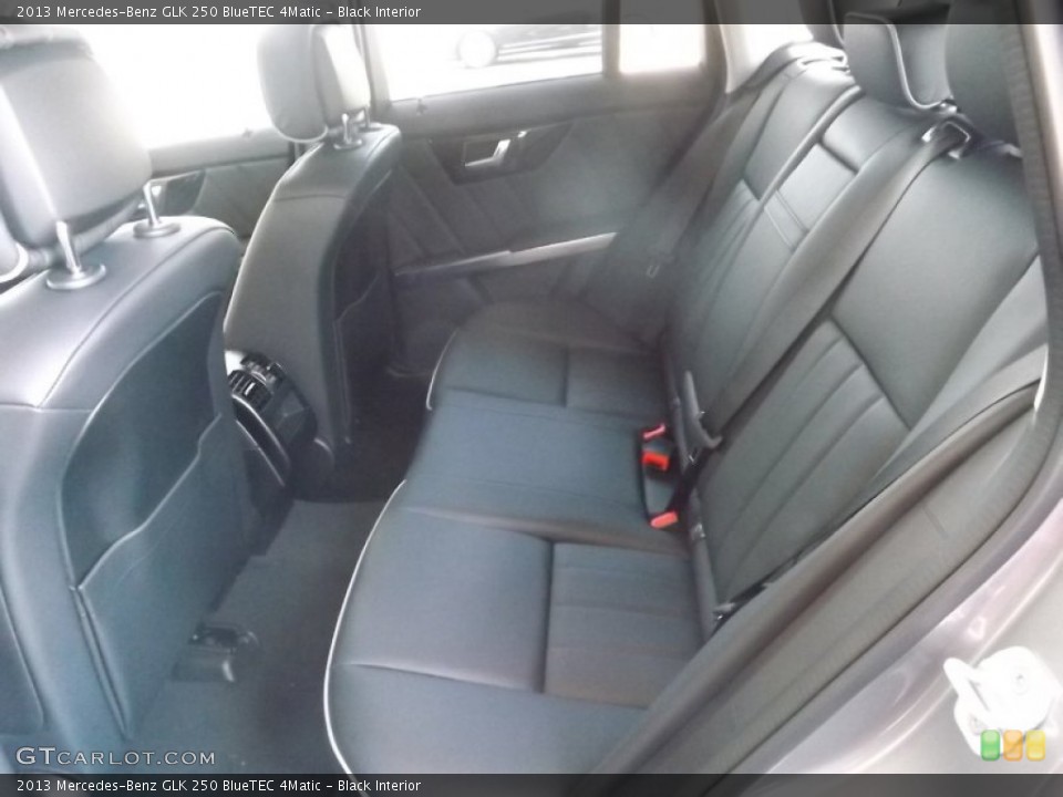Black Interior Rear Seat for the 2013 Mercedes-Benz GLK 250 BlueTEC 4Matic #80686263