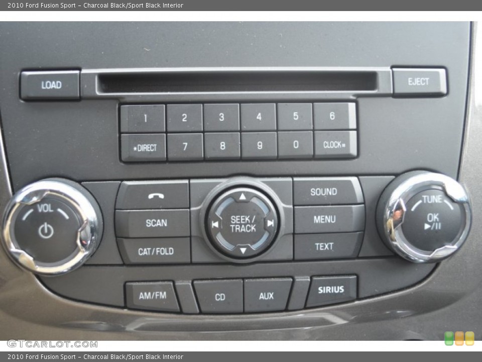 Charcoal Black/Sport Black Interior Controls for the 2010 Ford Fusion Sport #80686359
