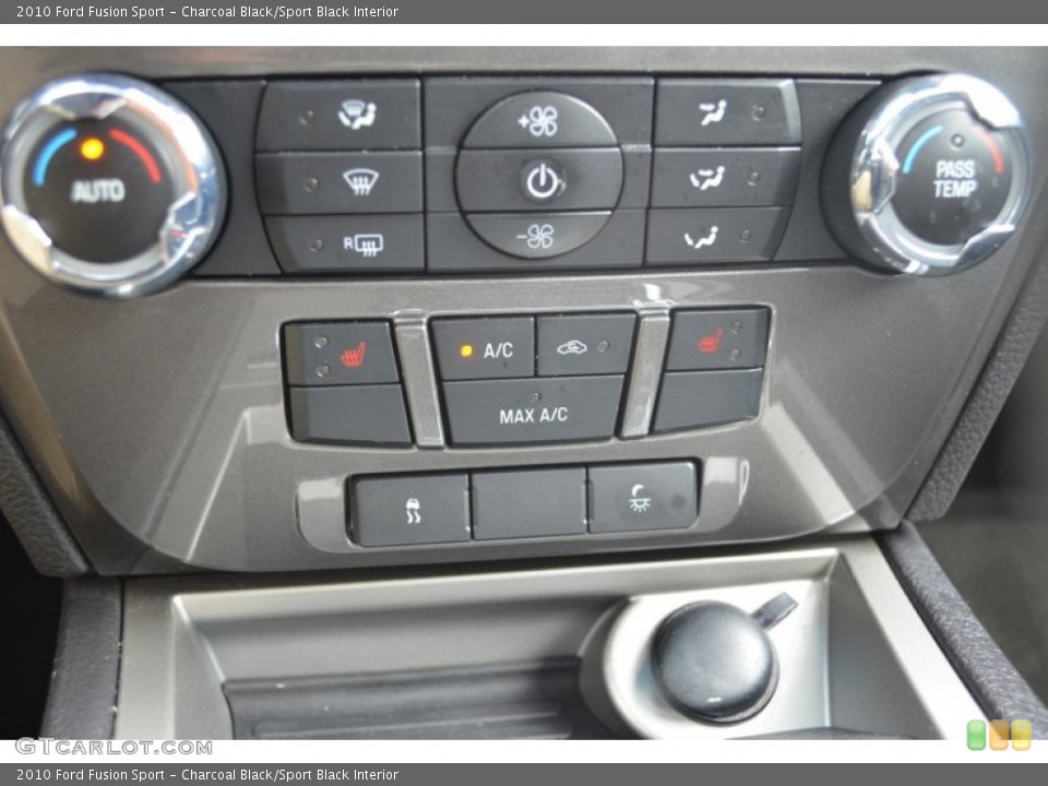 Charcoal Black/Sport Black Interior Controls for the 2010 Ford Fusion Sport #80686383