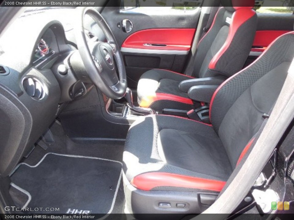 Ebony Black/Red Interior Photo for the 2008 Chevrolet HHR SS #80686788